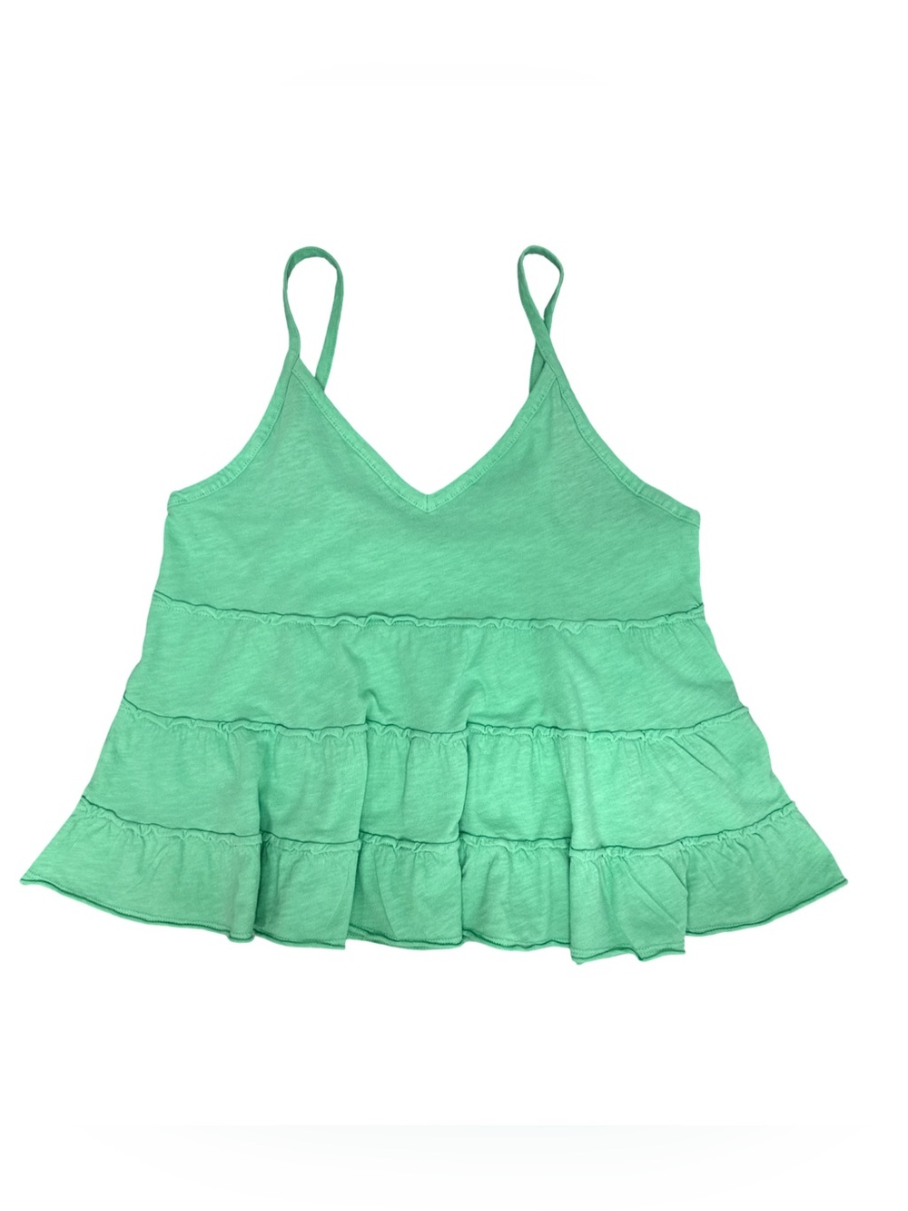 American Eagle Outfitters Tiered Ruffle Cami Tank Top Women’s XS